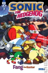 Variant Cover for Sonic the Hedgehog: Fang the Hunter #3