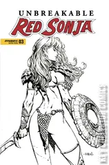 Variant Cover for Unbreakable Red Sonja #3