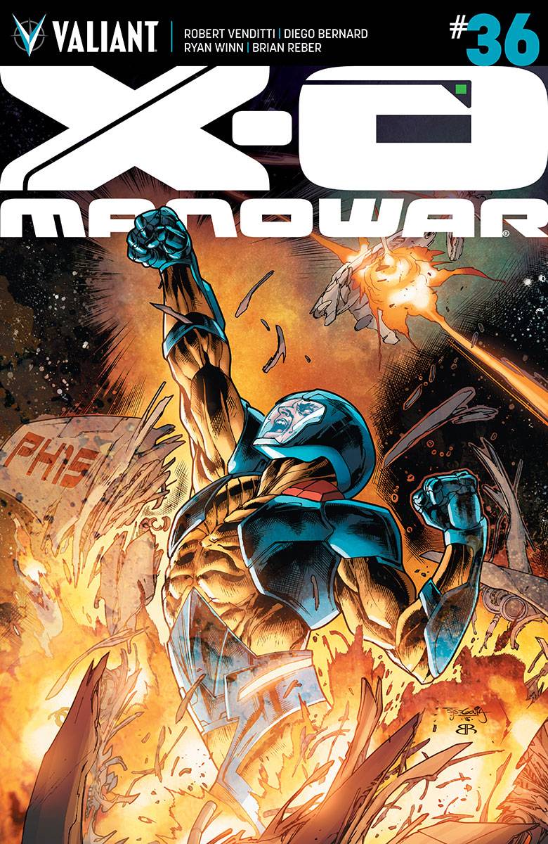 Variant Cover for X-O Manowar #36