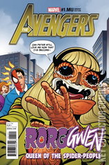 Variant Cover for Avengers #1.MU
