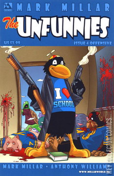 Variant Cover for The Unfunnies #4