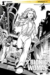Variant Cover for The Bionic Woman: Season Four #1