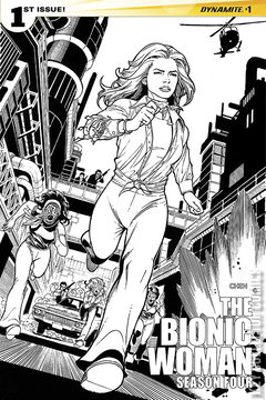 Variant Cover for The Bionic Woman: Season Four #1