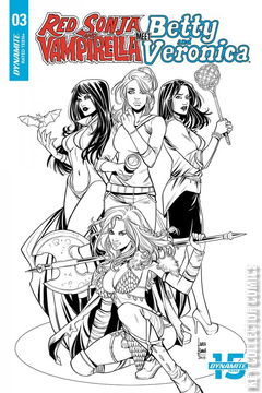 Variant Cover for Red Sonja and Vampirella Meet Betty and Veronica #3
