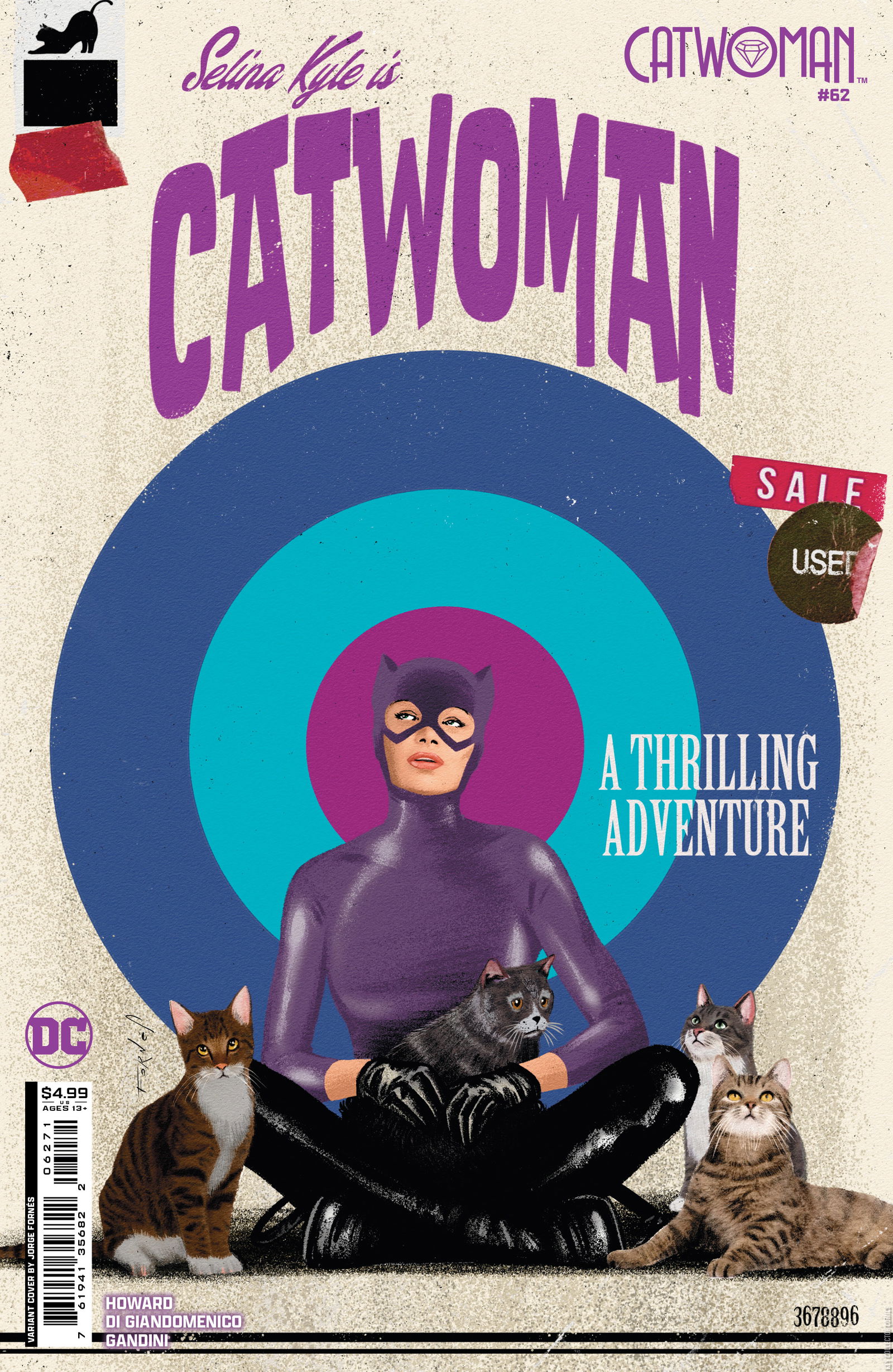 Variant Cover for Catwoman #62
