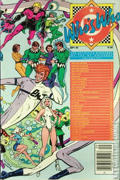 Variant Cover for Who's Who: The Definitive Directory of the DC Universe #7