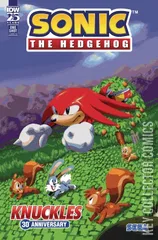 Variant Cover for Sonic the Hedgehog: Knuckles 30th Anniversary Special #1