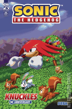 Variant Cover for Sonic the Hedgehog: Knuckles 30th Anniversary Special #1