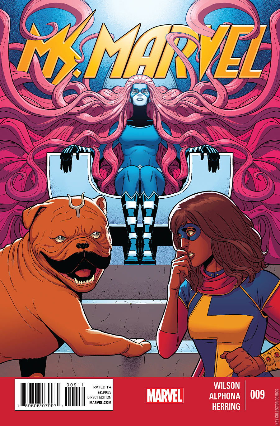 Cover art for Ms. Marvel #9