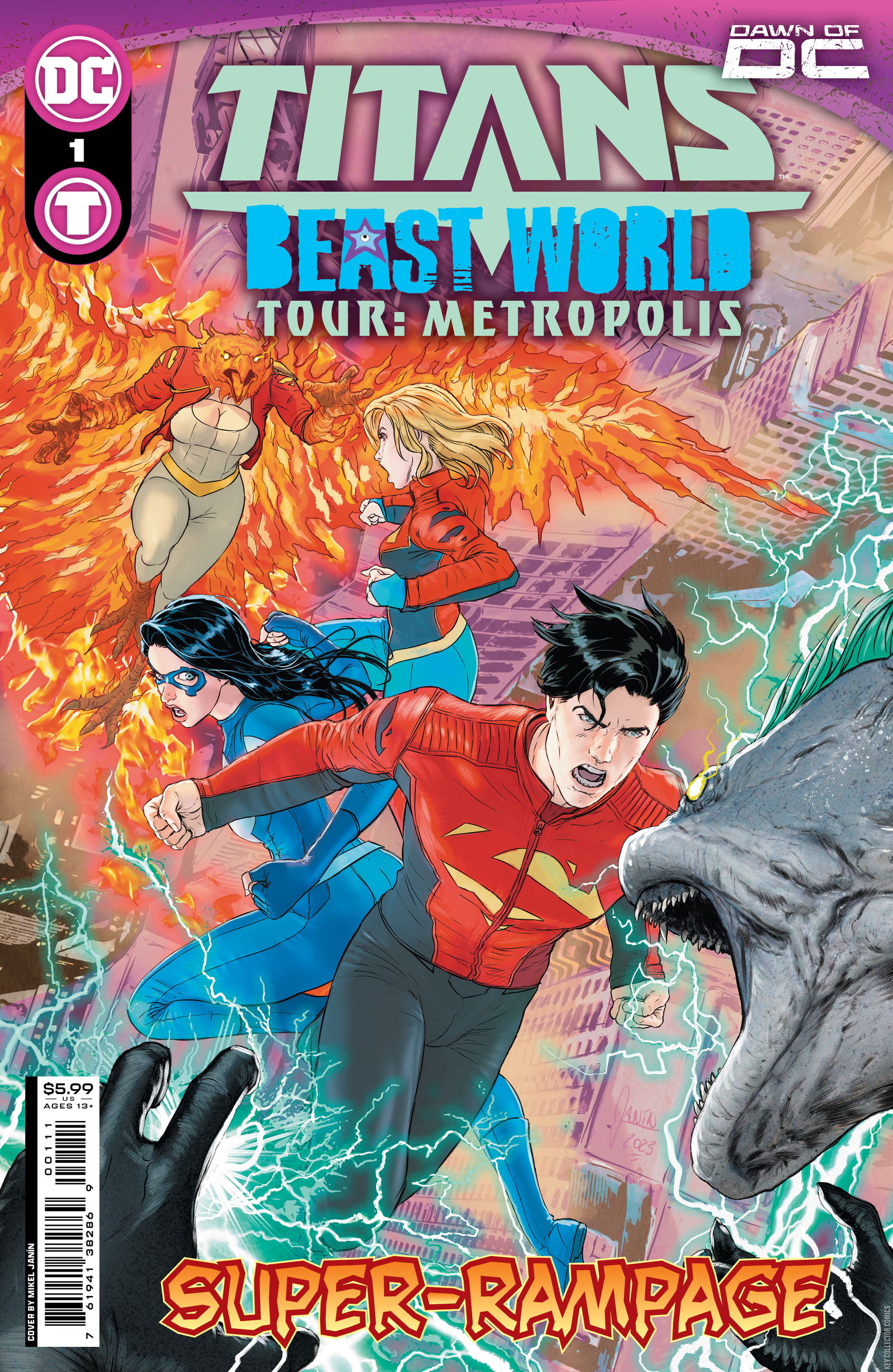 Titans: Beast World - Tour Metropolis by DC | Key Collector Comics