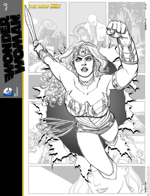 Variant Cover for Wonder Woman #0