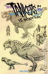 Cover for Tankers vs Ancient Aliens #4