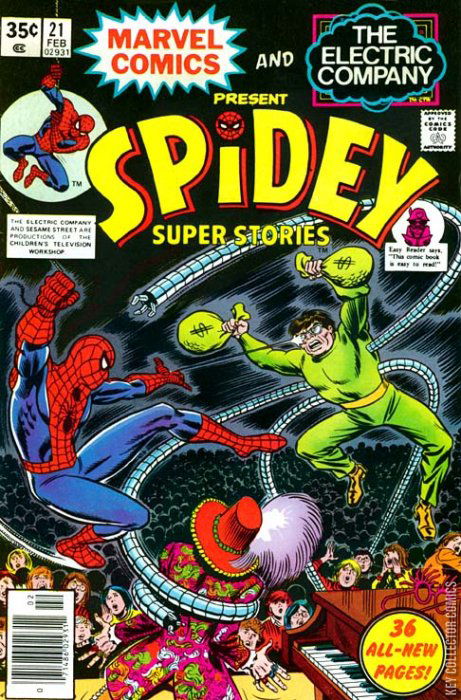 Spidey and super 2024 stories by The electric company and marvel comics#17