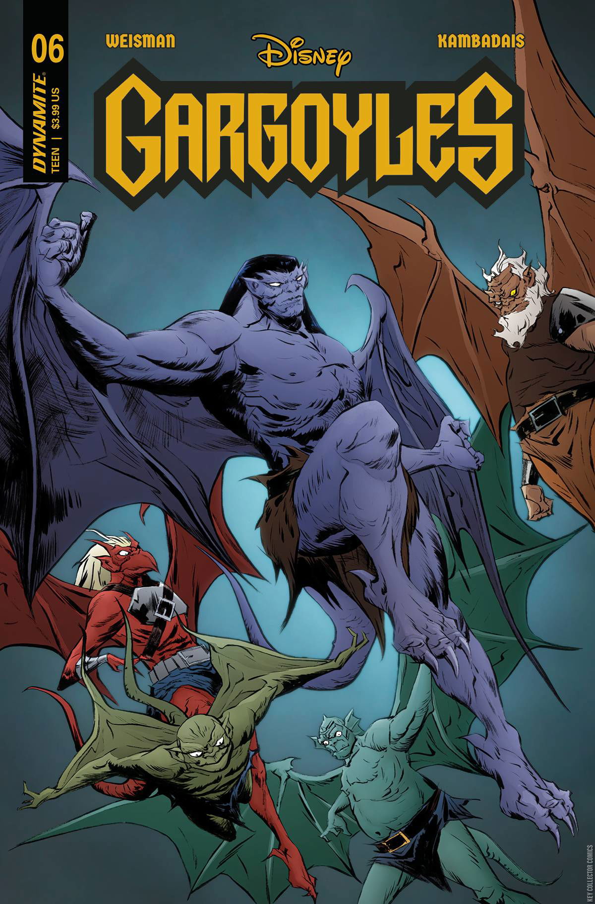 Variant Cover for Gargoyles #6