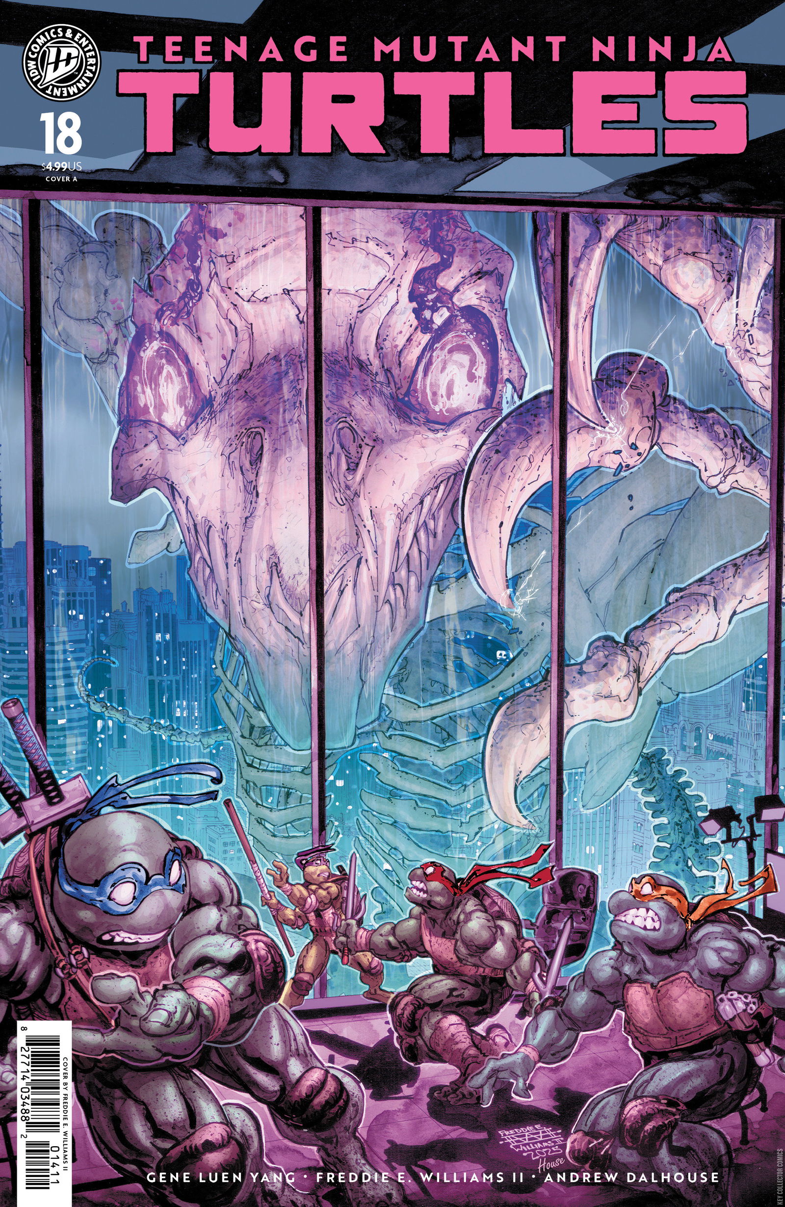 Cover art for Teenage Mutant Ninja Turtles #18