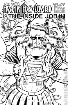 Variant Cover for Hank Howard, Pizza Detective: The Inside Job #1