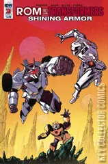 Variant Cover for ROM vs. Transformers: Shining Armor #3