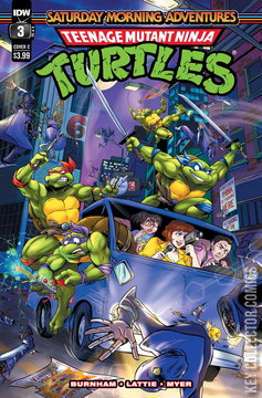 Variant Cover for Teenage Mutant Ninja Turtles: Saturday Morning Adventures #3