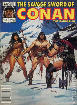Variant Cover for Savage Sword of Conan, The #121