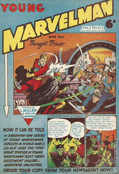 Cover art for Young Marvelman #211 