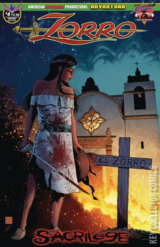 Variant Cover for Zorro Sacrilege #4