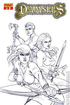 Variant Cover for Damsels #4