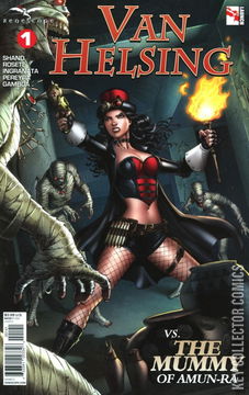 Variant Cover for Van Helsing vs. The Mummy of Amun-Ra #1