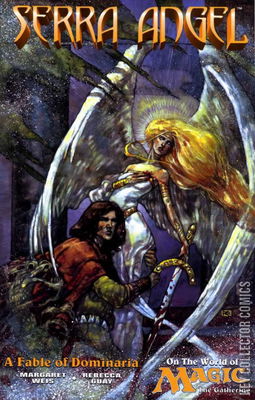 Serra Angel on the World of Magic the Gathering