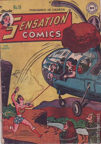 Cover art for Sensation Comics #78 