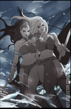 Variant Cover for Belit and Valeria: Swords vs. Sorcery #1