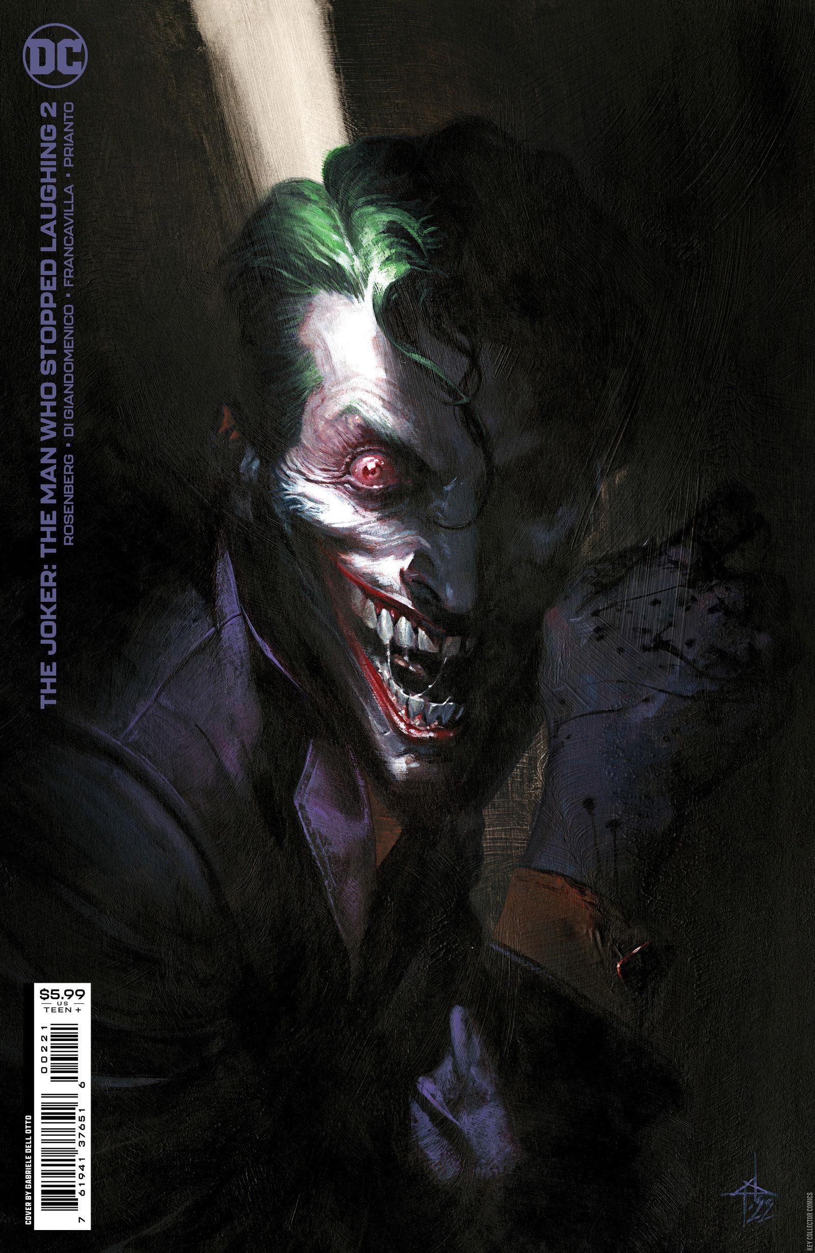 Variant Cover for Joker: The Man Who Stopped Laughing #2