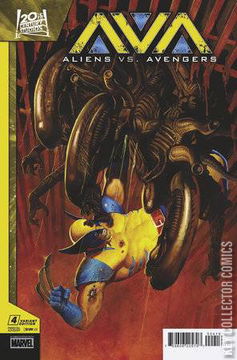 Variant Cover for Aliens vs. Avengers #4