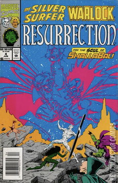 Variant Cover for Silver Surfer / Warlock: Resurrection #4