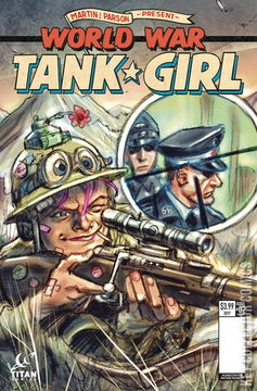 Variant Cover for World War Tank Girl #2