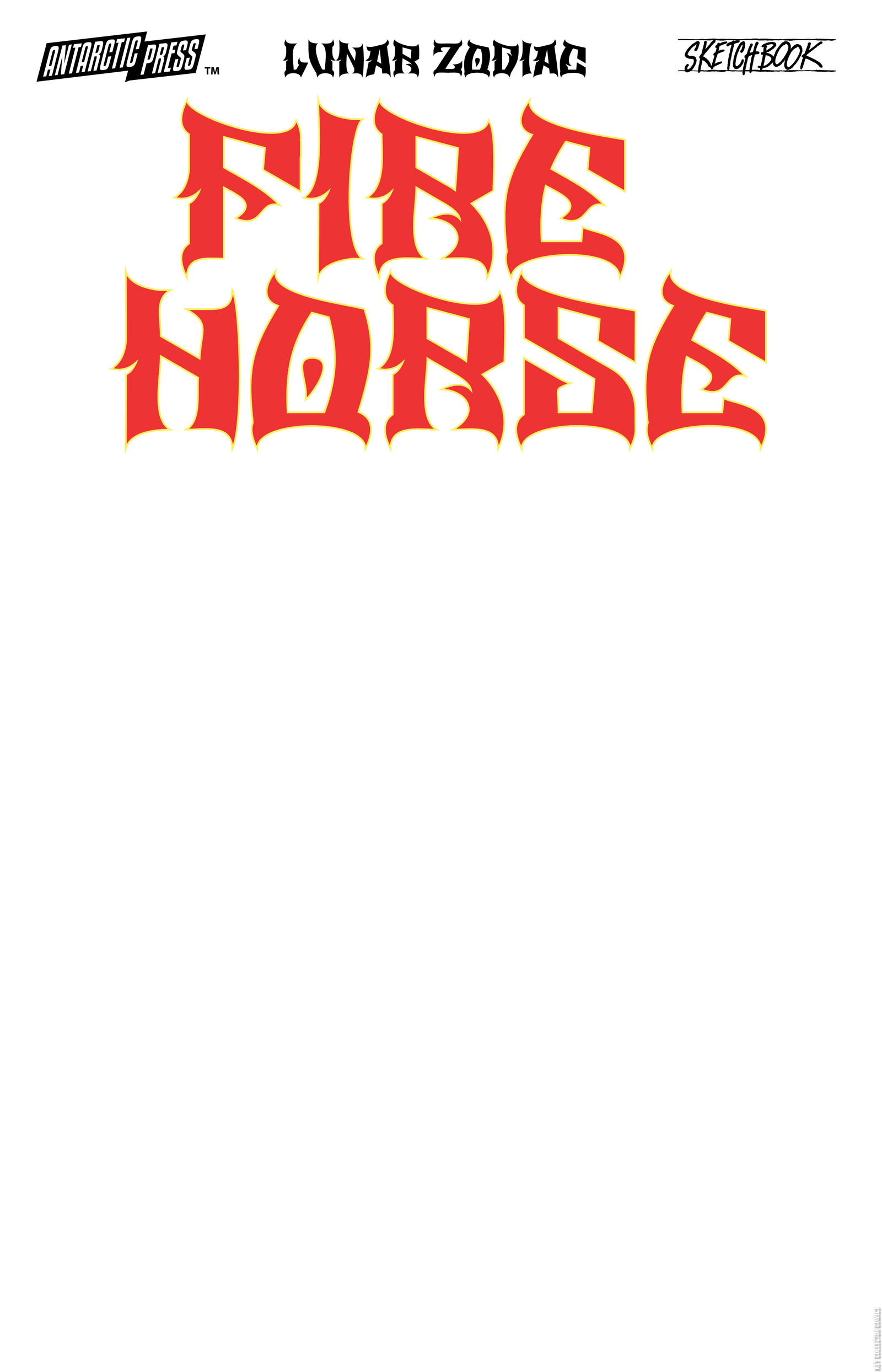 Cover art for Fire Horse Sketchbook #1