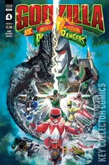 Variant Cover for Godzilla vs. The Mighty Morphin Power Rangers #4