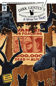 Variant Cover for Dirk Gently's Holistic Detective Agency: A Spoon Too Short #3