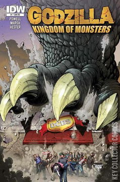 Variant Cover for Godzilla Kingdom of Monsters #1