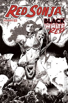 Variant Cover for Red Sonja: Black, White, Red #1