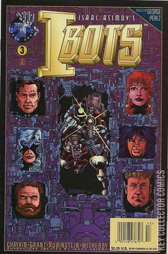 Variant Cover for Isaac Asimov's I-Bots #3