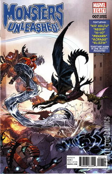 Variant Cover for Monsters Unleashed #7