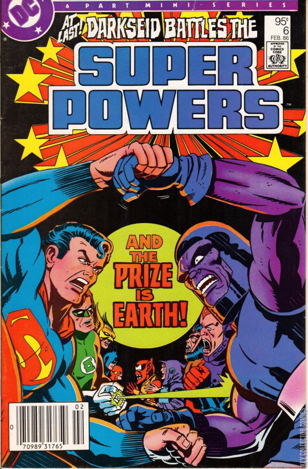 Super Powers (1986) # 1 (VF/NM) Canadian Price Variant • CPV • Paul Kupperberg