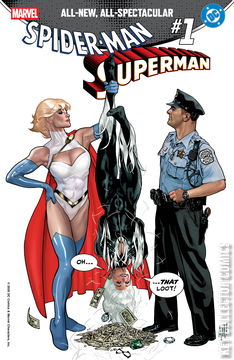 Variant Cover for Marvel / DC: Spider-Man / Superman #1