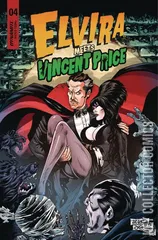 Cover for Elvira Meets Vincent Price #4