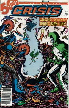Variant Cover for Crisis on Infinite Earths #10