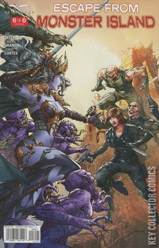 Variant Cover for Escape From Monster Island #6