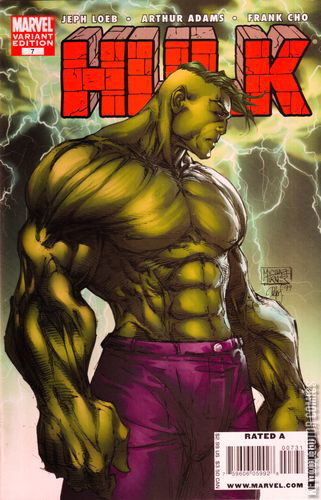 Hulk 1 First App Red Hulk Michael Turner variant shops HTF