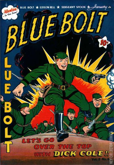 Cover art for Blue Bolt #8