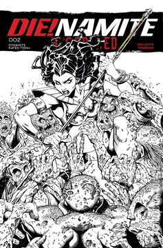 Variant Cover for Die!namite: Blood Red #2