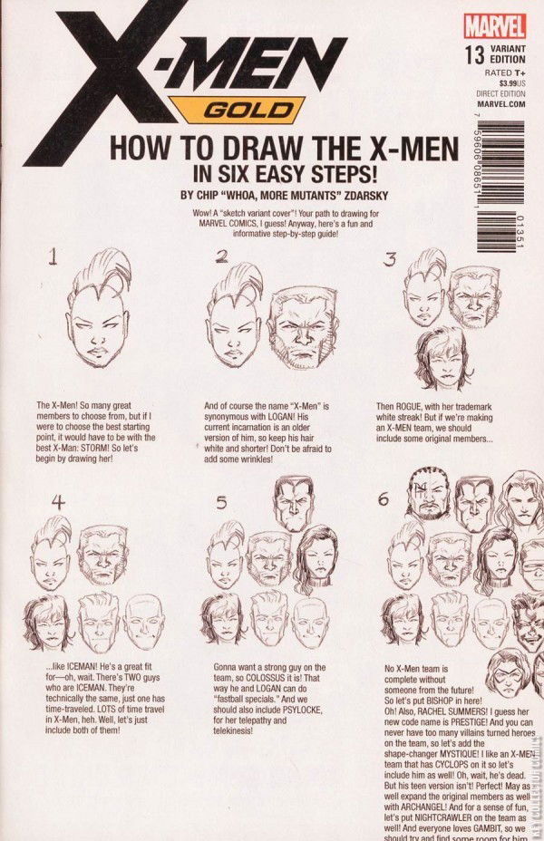 Variant Cover for X-Men: Gold #13